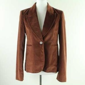 Wilfred Brown Velvet Blazer